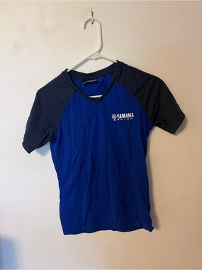Yamaha Racing Short-Sleeve V-Neck Tee